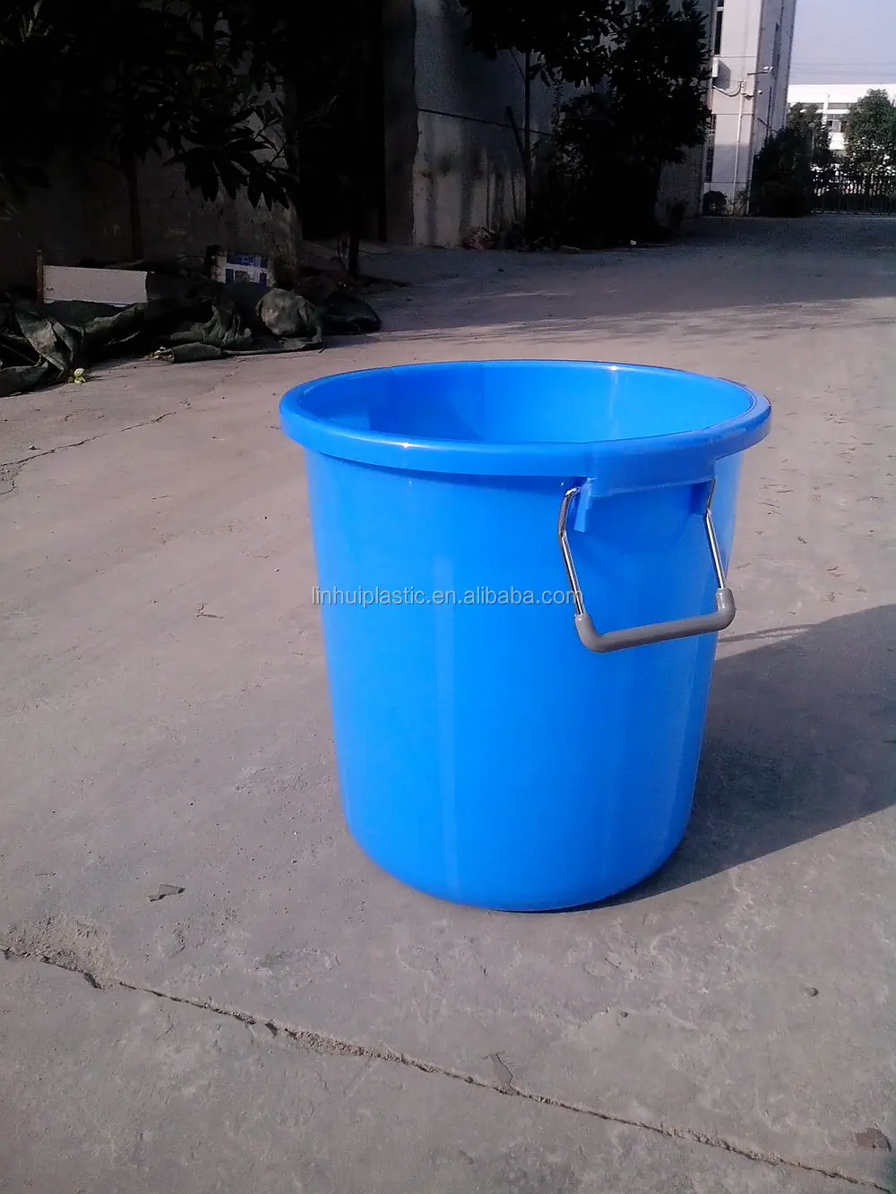 Hdpe Round Plastic Bucket 50kgs With Lid And Metal Handle Buy