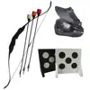 9 circles Waterproof Foam Archery Target 60*60CM for Shooting with Base and Holder