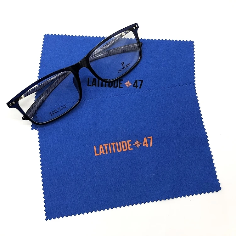 

2019 Hot Sale Lint Free Customized Logo Printed Microfiber Lens Cleaning Cloth, Popular black color;customized color is available