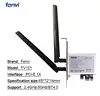 Mini PCI-E To PCI-E X1 Wireless Adapter Converter With 2x Antenna for Desktop PC Half Size PCI Express WiFi Network Card
