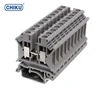DIN Rail Screw Connection electric Terminal Blocks phoenix contact , Thickness 10.2 mm 76 A / 10 mm