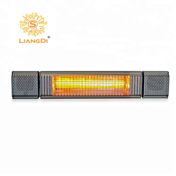 Bluetooth Heater With Speaker Ip65 Infrared Waterproof Patio Heater