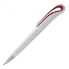 Plastic promotion ballpoint pen/novelty pen with curved clip