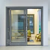 ROGENILAN 139 series Thermal break aluminum three-track sliding door with fly screen