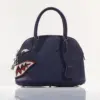 new design shark unique shell tote bag pu should bag for women