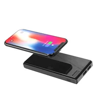

2019 new products 10000mAh Wireless Charging Power Bank universal slim portable innovation power banks used for all smartphones