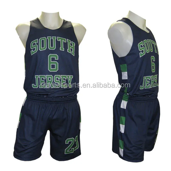 Custom Dry Fit High Quality Reversible Basketball Jersey For Men - Buy ...