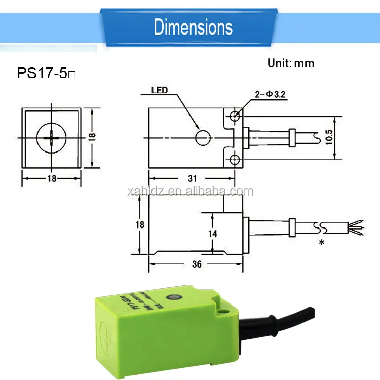 Sensore Di Prossimità Induttivo LJ6A3-2-Z/BX | 2mm 10-30VDC | PNP NO | 3 Fili | IP67 - Foto 9