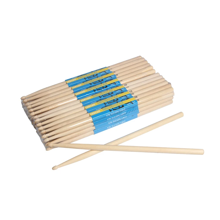 

China factory HEBIKUO GB111stick drum 5A/5B/7A Maple wooden drum sticks custom
