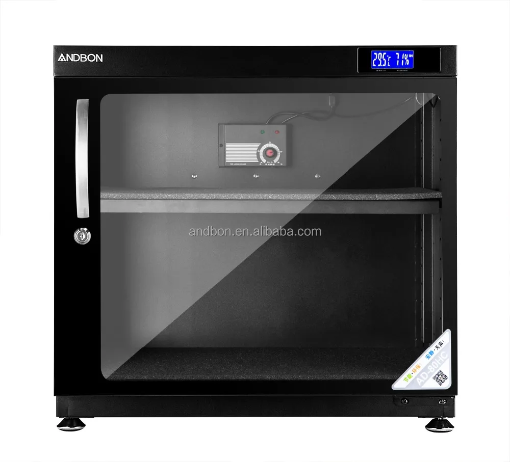 
80L Automatic Dehumidification LED Digital Display Dry cabinet for Lens Camera 