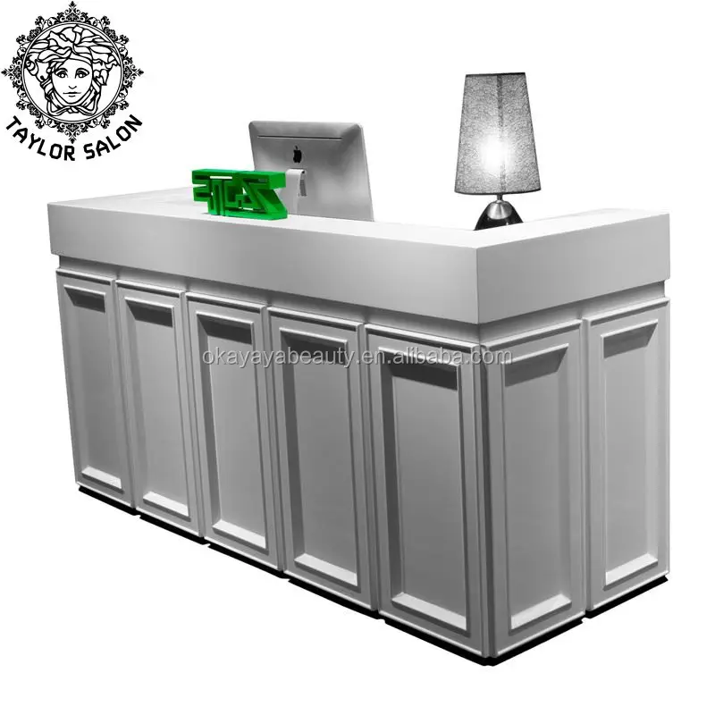 Salon Reception Desk Office Furniture Front Counter Commercial Front