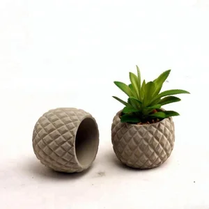 Image of silicone molds for concrete planter Flower pot mold