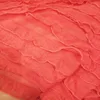 Free Samples Most Popular Frock Ruffle Knit Fabric for Crib Skirt