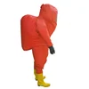 gas suit heavy-duty chemical protective suit pvc clothing fireman protective suit enclosedsuit