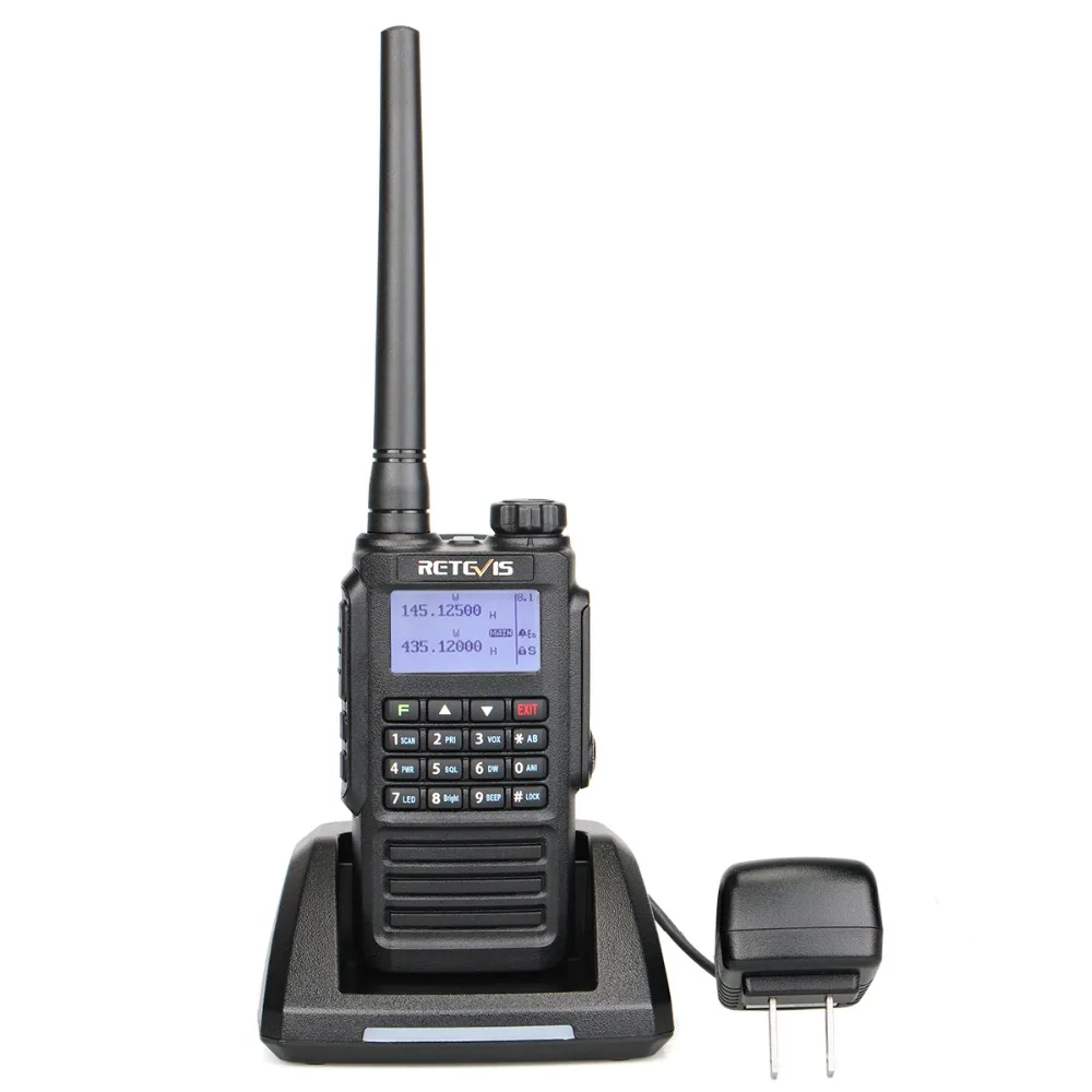 

Retevis RT87 IP67 Waterproof Scrambler Analog Walkie talkie UHF/VHF DTMF MSK Tone Dual Band Two Way Radio VOX Ham FM Function
