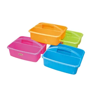Multi Purpose Plastic Shower Caddy Basket With Good Quality Handle Multi Purpose Plastic Shower Caddy Basket With Good Quality Handle
