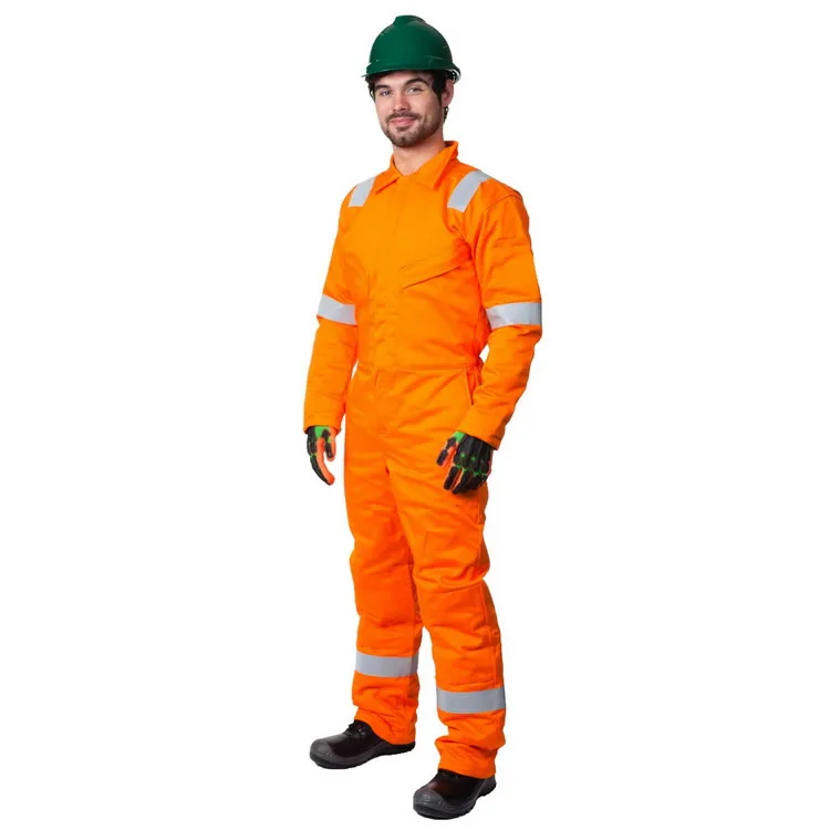 Orange Color Safety Clothes 100% Cotton Overall - China Customize