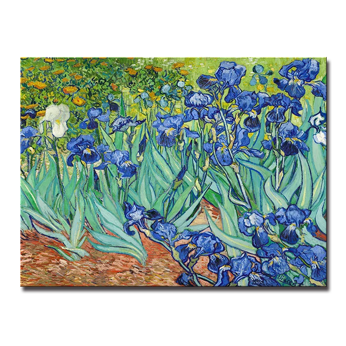 Seegart Van Gogh The Iris Classical Famous Paintings Reproduction Plant ...