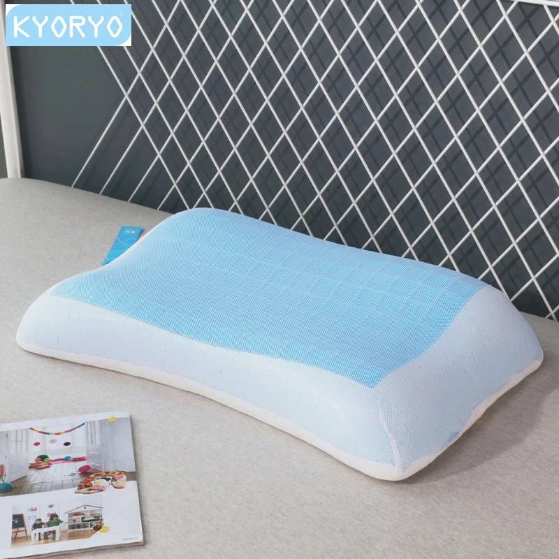 Guangzhou Wholesale Silicone Gel Memory Foam Pillow Neck Travel