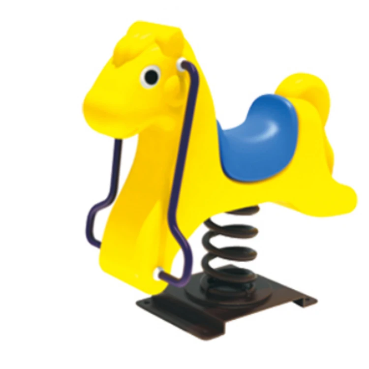 

JMQ-G208E Kids outdoor horse spring ride playground equipment spring riders