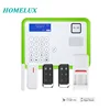 New design 16Wireless Zone And 8 Wired Zone GSM Alarm System GSM And PSTN Alarm System With APP