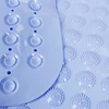 (CHAKME) Machine washable shower PVC material non slip bath mat with suction cups