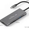 7 in 1 USB C hub for all type c device with HDM I 4K usb3.0 and card reader HUB Adapter