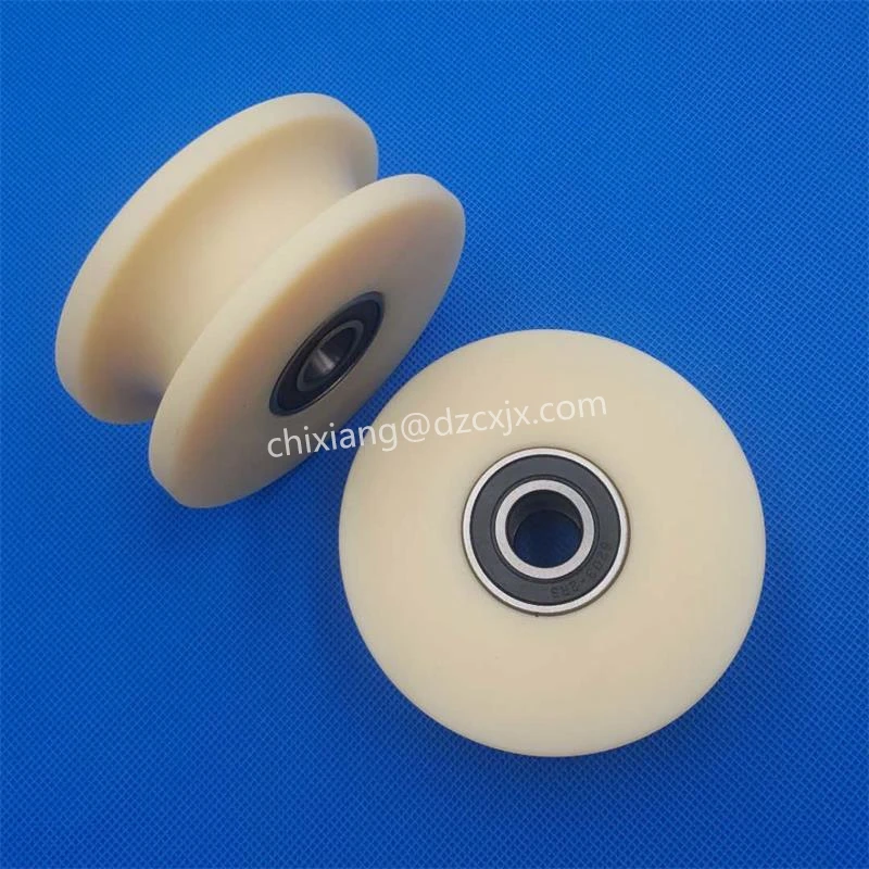 Oily Nylon Pulley Wearresisting H Belt Pulley Steel Wire Rope Plastic