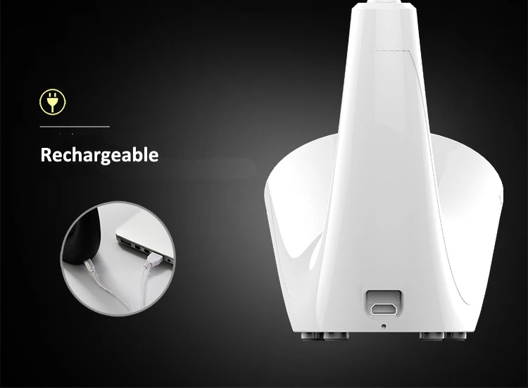 smoking pipe led table lamp 3 level brightness LED book light 6000K