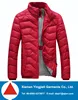Top Quality Solid Color Outwear Red Mens Down Jacket 2013 Hotselling