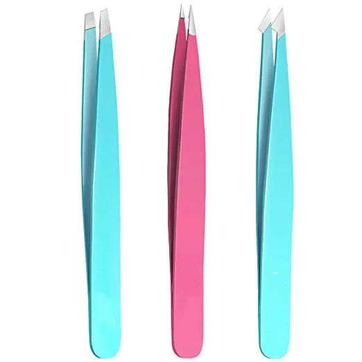 

MultiColor Ingrown Hair Romover for Eyebrow Hair Eyebrow tweezer, Mixed