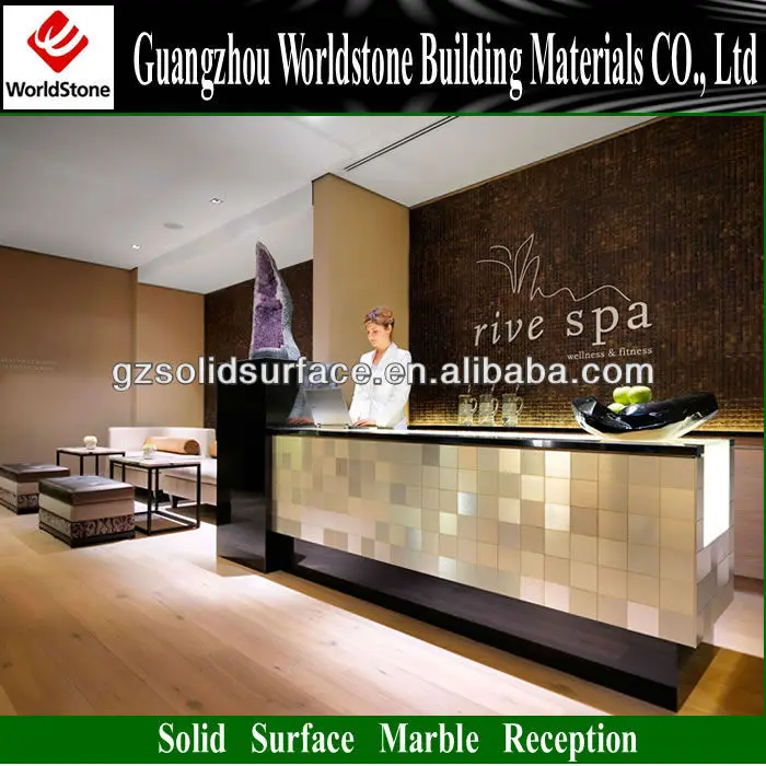 Spa Led Reception Front Desk Table Counter Buy Spa Reception