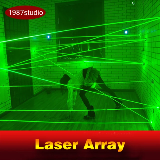 

1987studio laser array 4 lasers for escape room game adventurer prop laser maze for Chamber