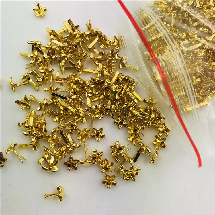 Wholesale Metal Brads Star Shaped Gold Brads For Scrapbook - Buy Brads ...