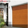 China Supplier Steel PU Foam Insulated Automatic Sectional Folding Garage Door with Pedestrian/Small Door