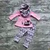 tunic aztec sets children boutique clothing set fall girls boutique outfits princess and pea giggle moon girls football outfits