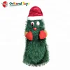 decorative cute soft mini plush singing dancing christmas tree ornaments toys