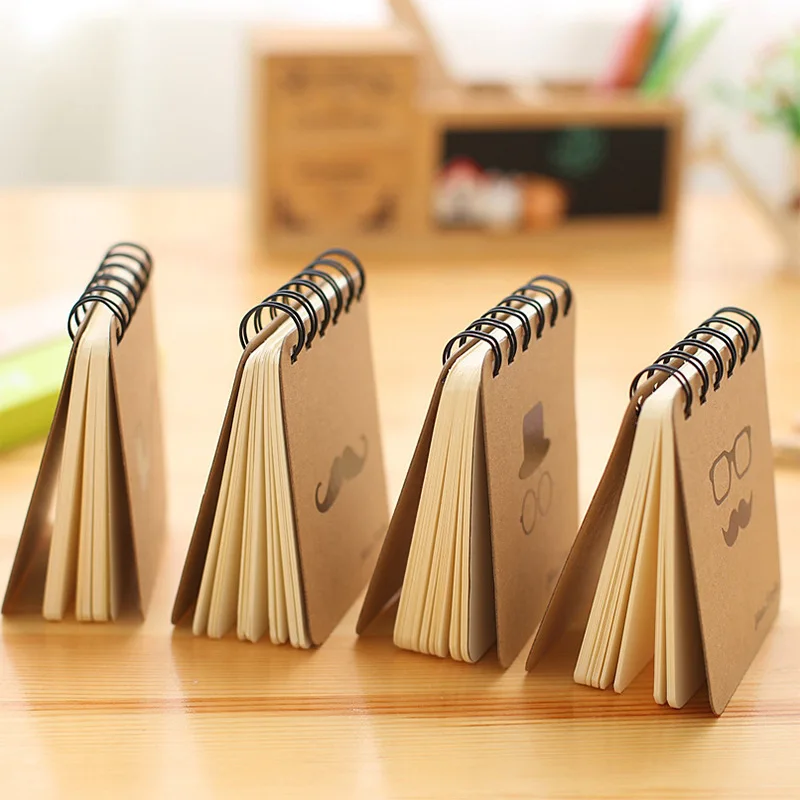 Wholesale Creative Mini Kraft Paper Blank Notebook Daily Small Office Notepad Pocket Notebook