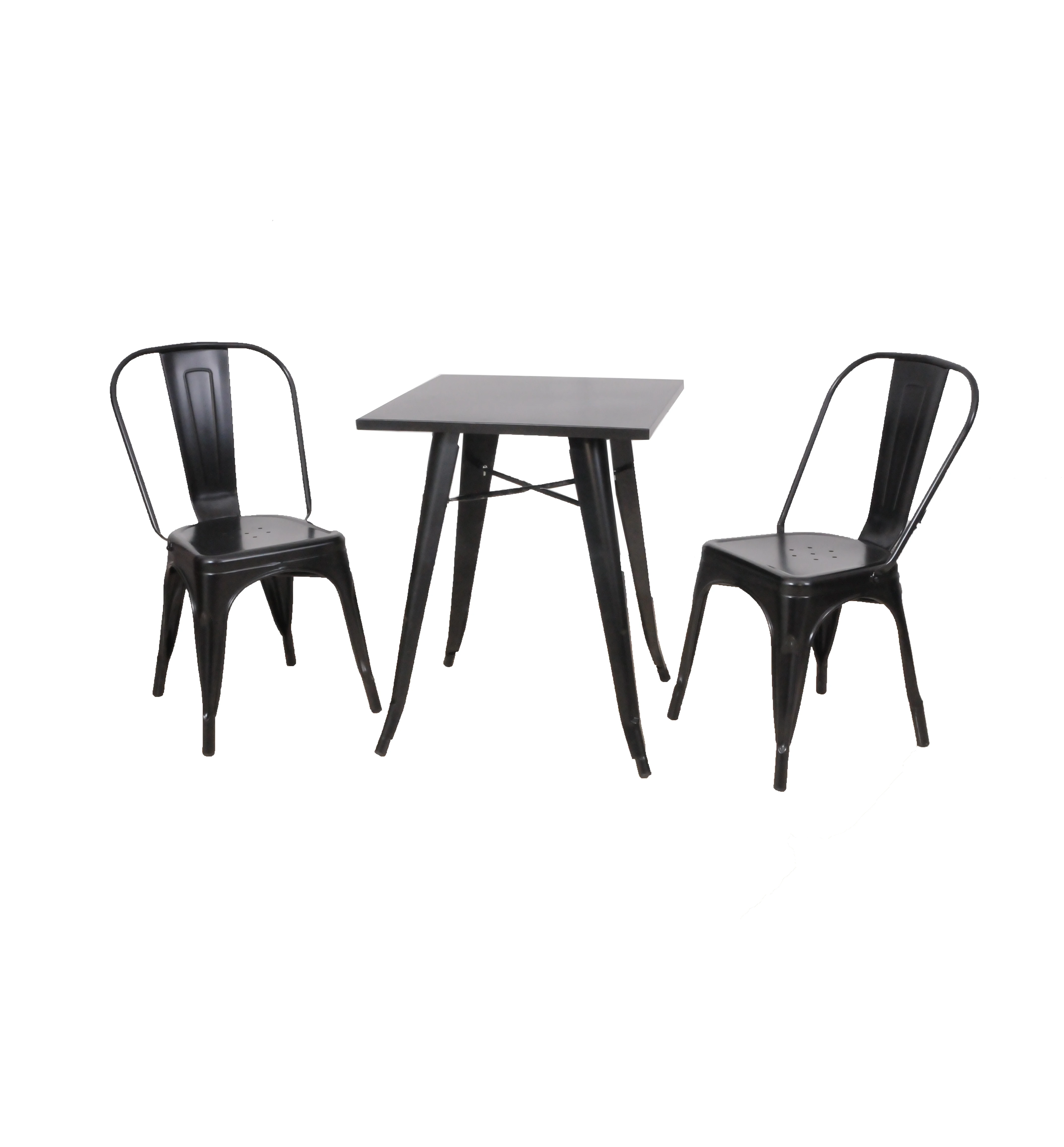 
Wholesale dining room furniture modern design metal table set fashion dining table and chair 