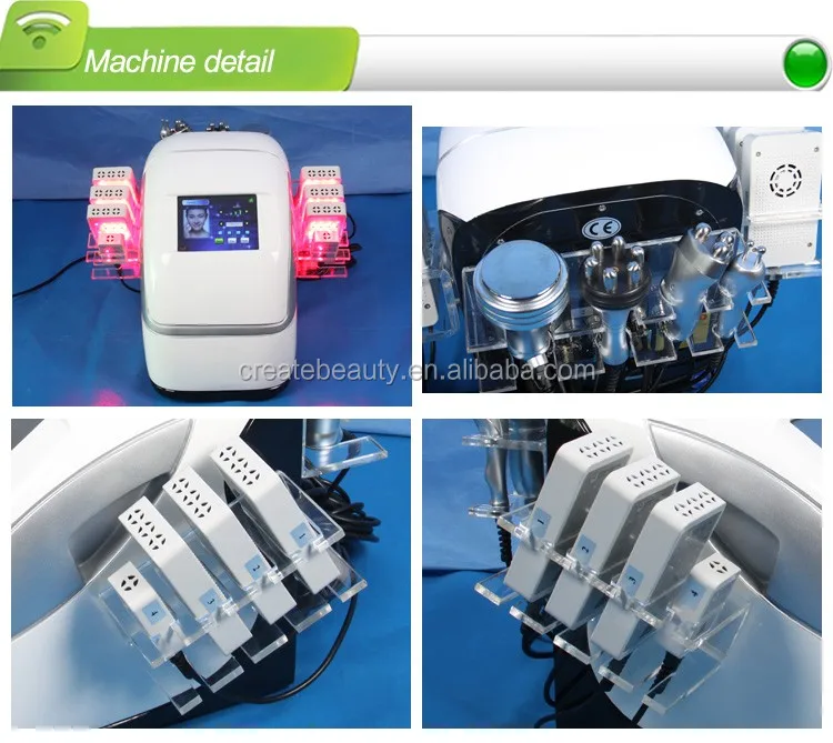 12 in 1 bipolar 3polar 6polar RF Cavitation liposuction rf wrinkle removal machine