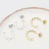 Stainless steel Personalised 18ct Gold Or Silver Cut Out Sun Mini Sun Hoop Earrings