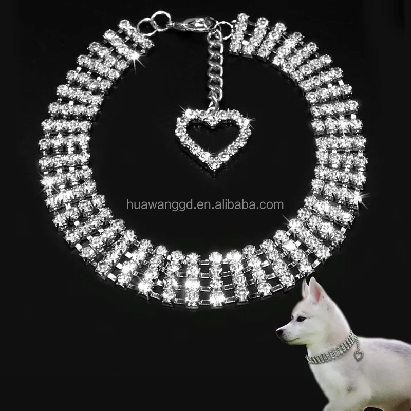 Luxury Diamond Dog Collar Necklace For Pet Buy Fake Diamond Necklace