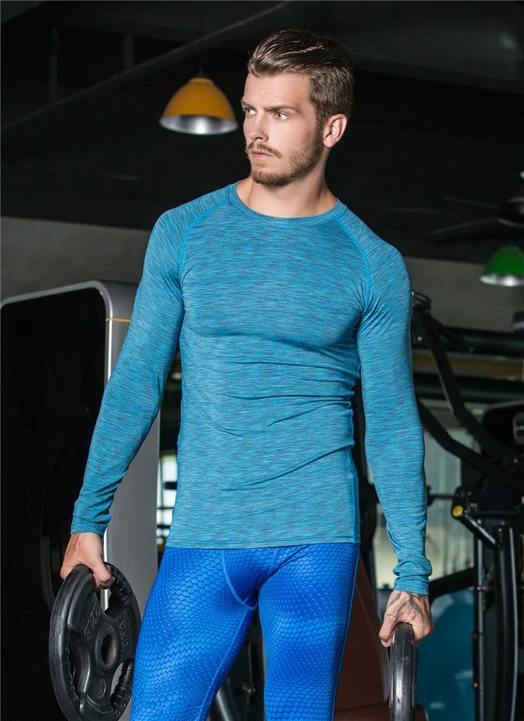 2017 Wholesale Compression Seamless Gym Wear Men Fitness Clothing For ...