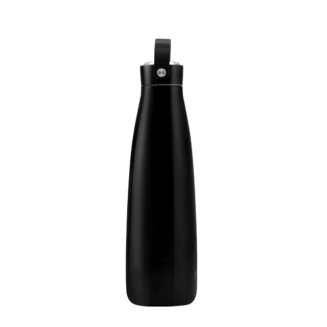 

Long time insulation outdoor sports double wall stainless steel water bottle, Black