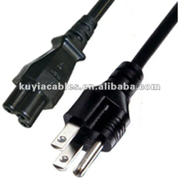 3 Prong Ac Desktop Pc Computer Power Cord Cable For Dell Sony Ibm