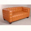 cozy leather sofa kubus two /three seat sofa for living room