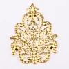 DIY crafts promotion gold filigree setting for cloth findings