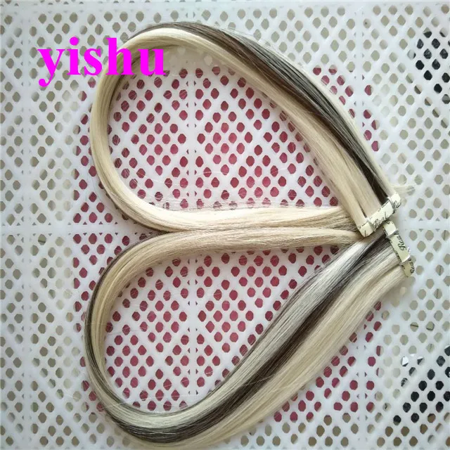 

2019 trend Yishu Hair Factory stick human virgin hair double drawn tape in hair extension free sample manufacture, Color