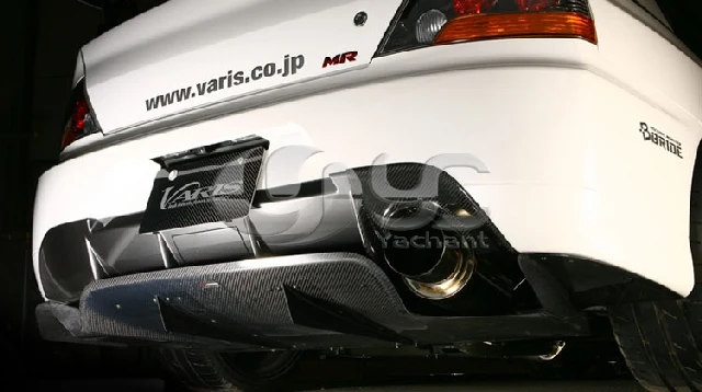 2005-2007 Mitsubishi Evolution EVO 9 JDM Varis Style Rear Bumper Diffuser CF (9).jpg