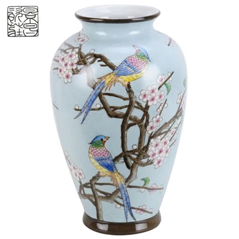 Chine En Gros Vase En Céramique Fleur Personnalisé Décoration De Mariage Magnifiques Dessins Moderne Bleuvase à Fleurs Pour La Décoration Intérieure